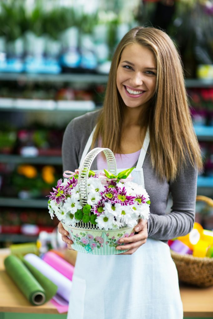 Smiling woman