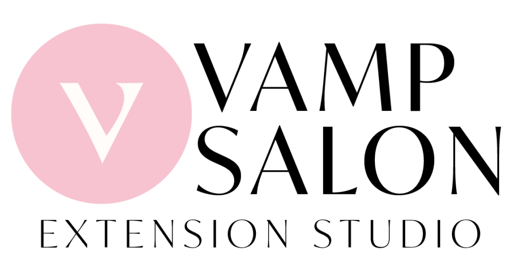 Vamp Salon Extension Studio Logo