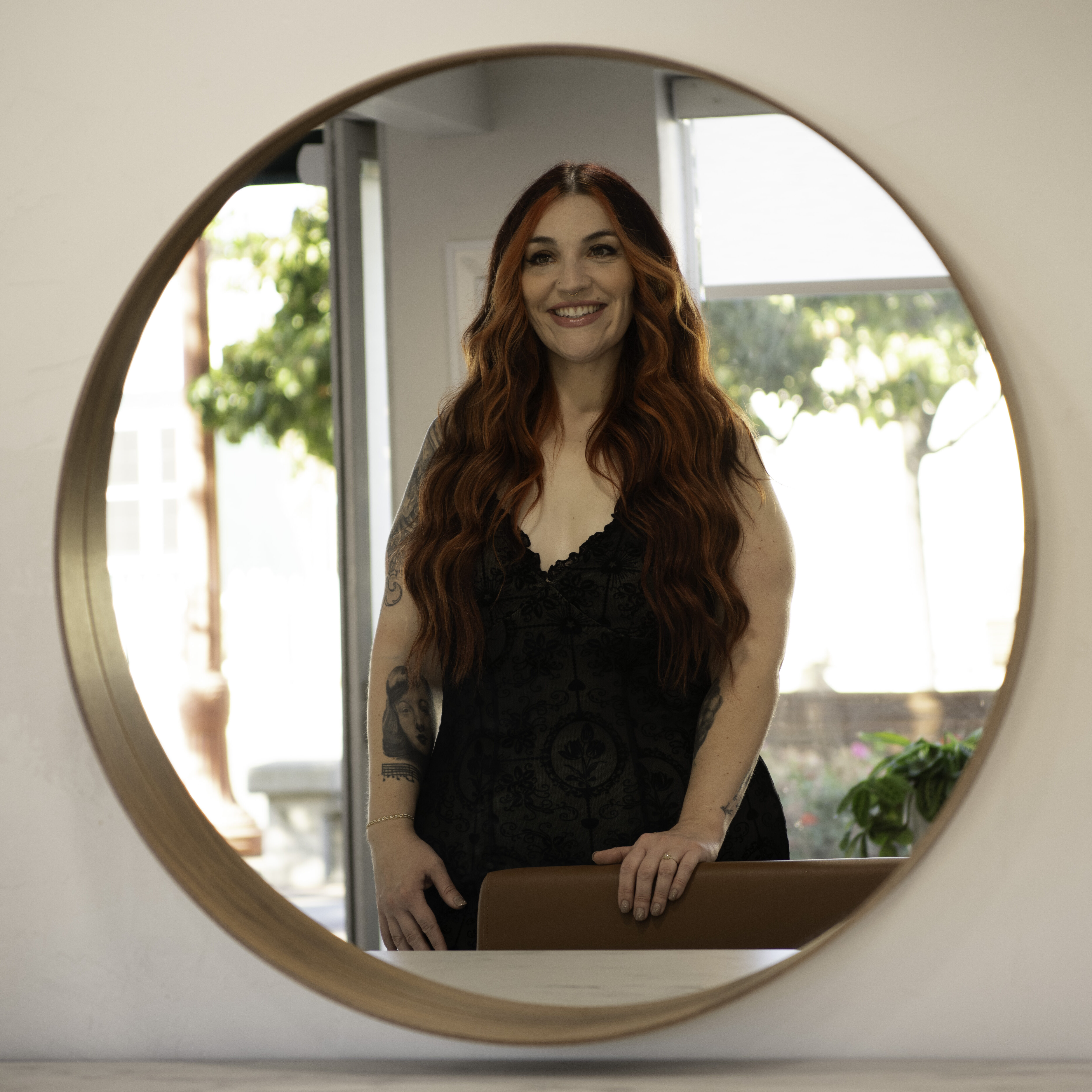 Katie Miller, co-founder of Vamp Salon Extension Studio, hair extension specialist and custom hair color expert.