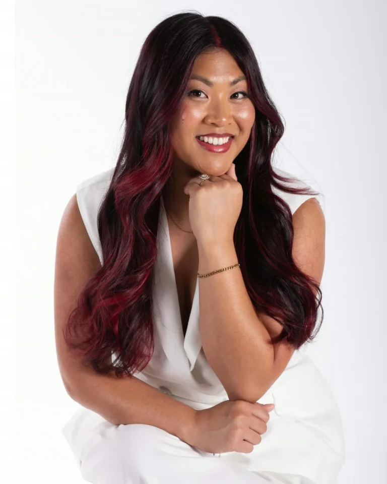 Vamp Salon hair model Lia B. — Color, Brentwood studio portrait