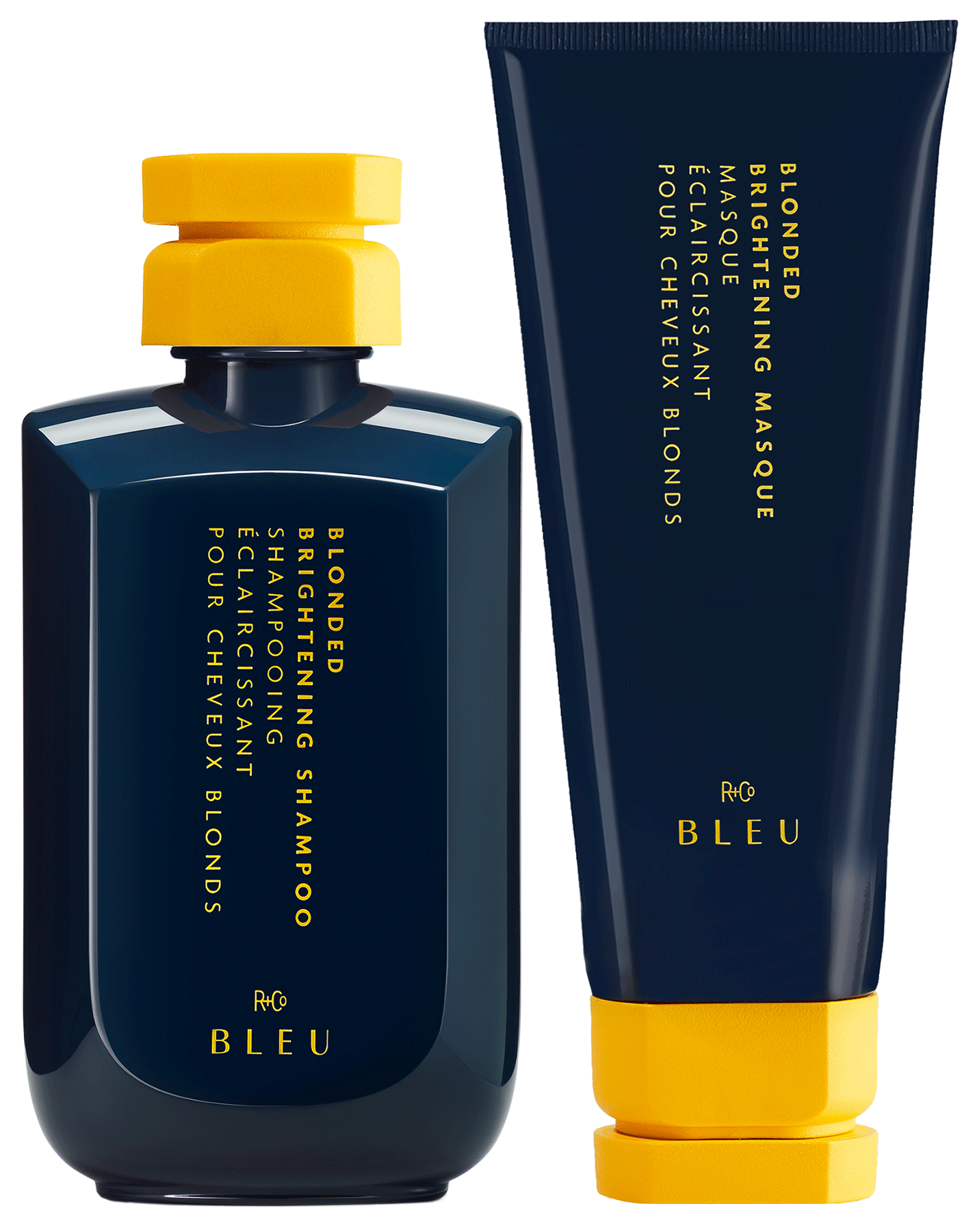 BLONDED BRIGHTENING SHAMPOO MASQUE Set - R+Co available at Vamp Salon Brentwood - Vamp Salon Extension Studio BLONDED BRIGHTENING SHAMPOO & MASQUE Set - R+Co, available at Vamp Salon Brentwood
