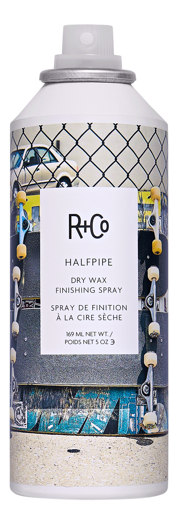 HALFPIPE Dry Wax Finishng Spray - R+Co available at Vamp Salon Brentwood - Vamp Salon Extension Studio HALFPIPE Dry Wax Finishng Spray - R+Co, available at Vamp Salon Brentwood