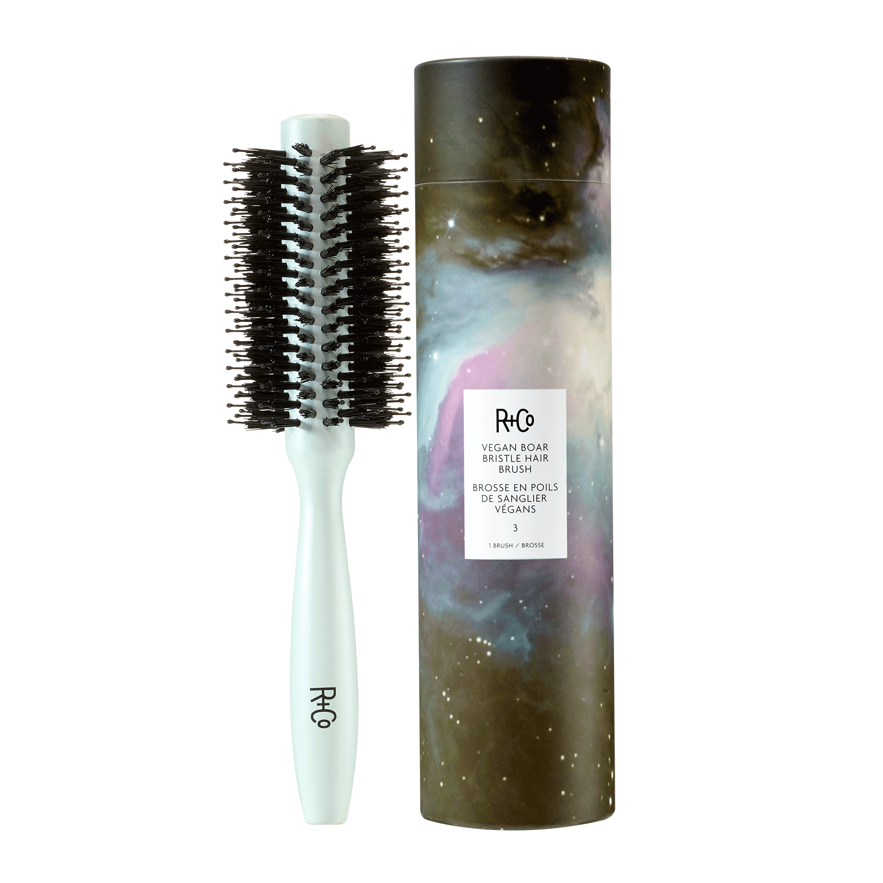 VEGAN BRISTLE ROUND HAIR BRUSHES 3 - R+Co available at Vamp Salon Brentwood - Vamp Salon Extension Studio VEGAN BRISTLE ROUND HAIR BRUSHES #3 - R+Co, available at Vamp Salon Brentwood