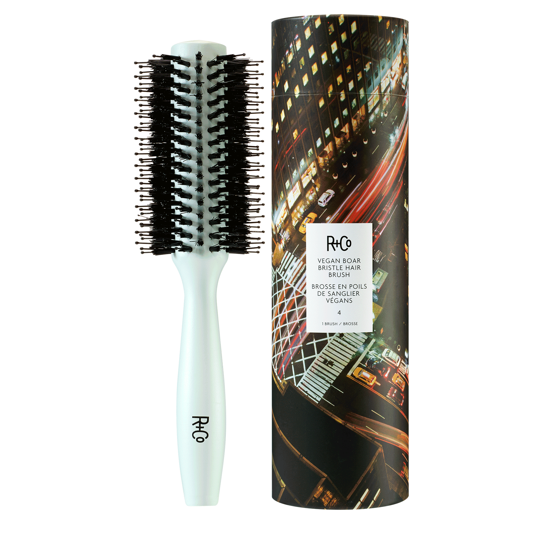 VEGAN BRISTLE ROUND HAIR BRUSHES 4 - R+Co available at Vamp Salon Brentwood - Vamp Salon Extension Studio VEGAN BRISTLE ROUND HAIR BRUSHES #4 - R+Co, available at Vamp Salon Brentwood