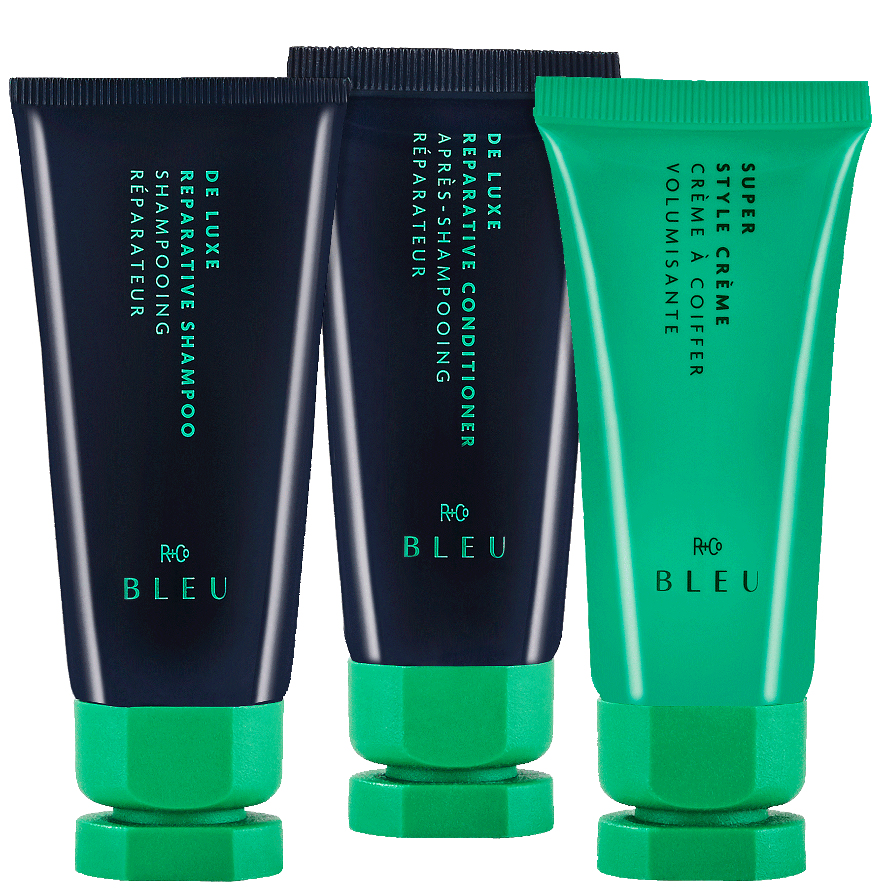 DE LUXE REPARATIVE Minis - R+Co available at Vamp Salon Brentwood - Vamp Salon Extension Studio DE LUXE REPARATIVE Minis - R+Co, available at Vamp Salon Brentwood